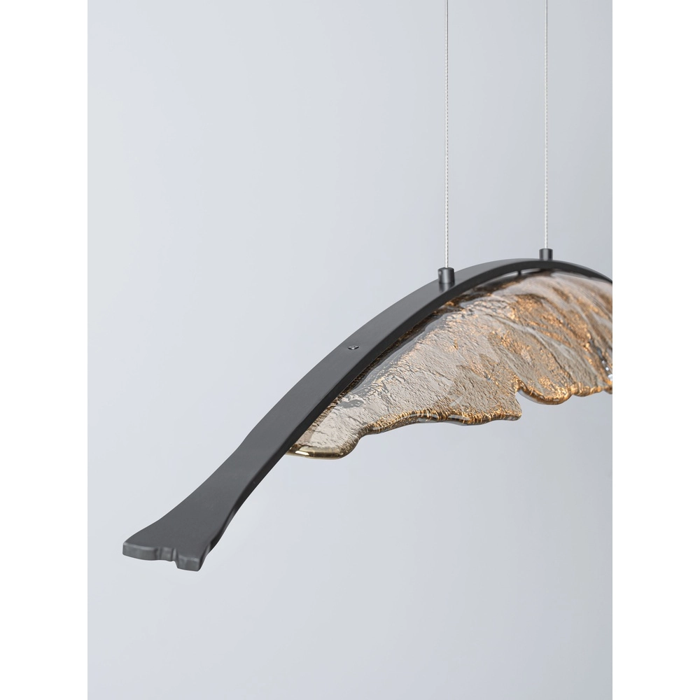Design pendant lamp Amado anthracite with mocha 131.5cm Lyora 5212063500280