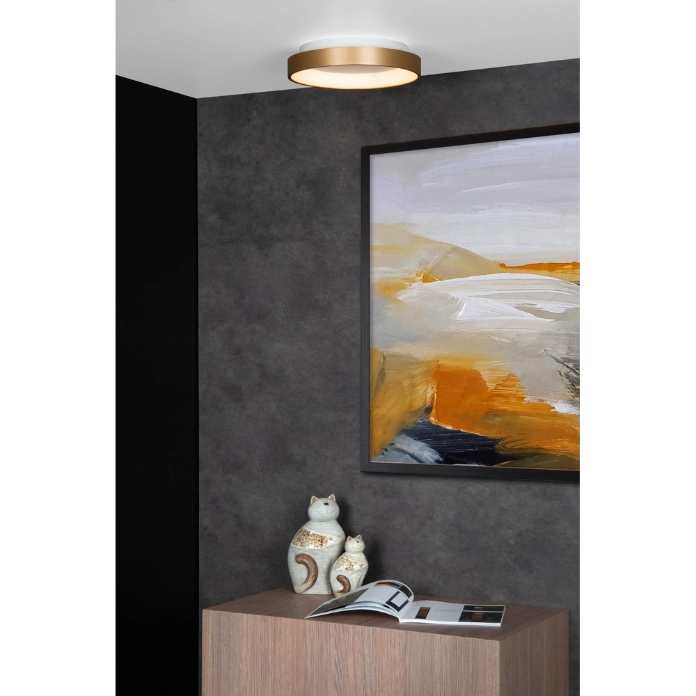 Ceiling light Vidal Ø 28cm gold Lucide 5411212460820