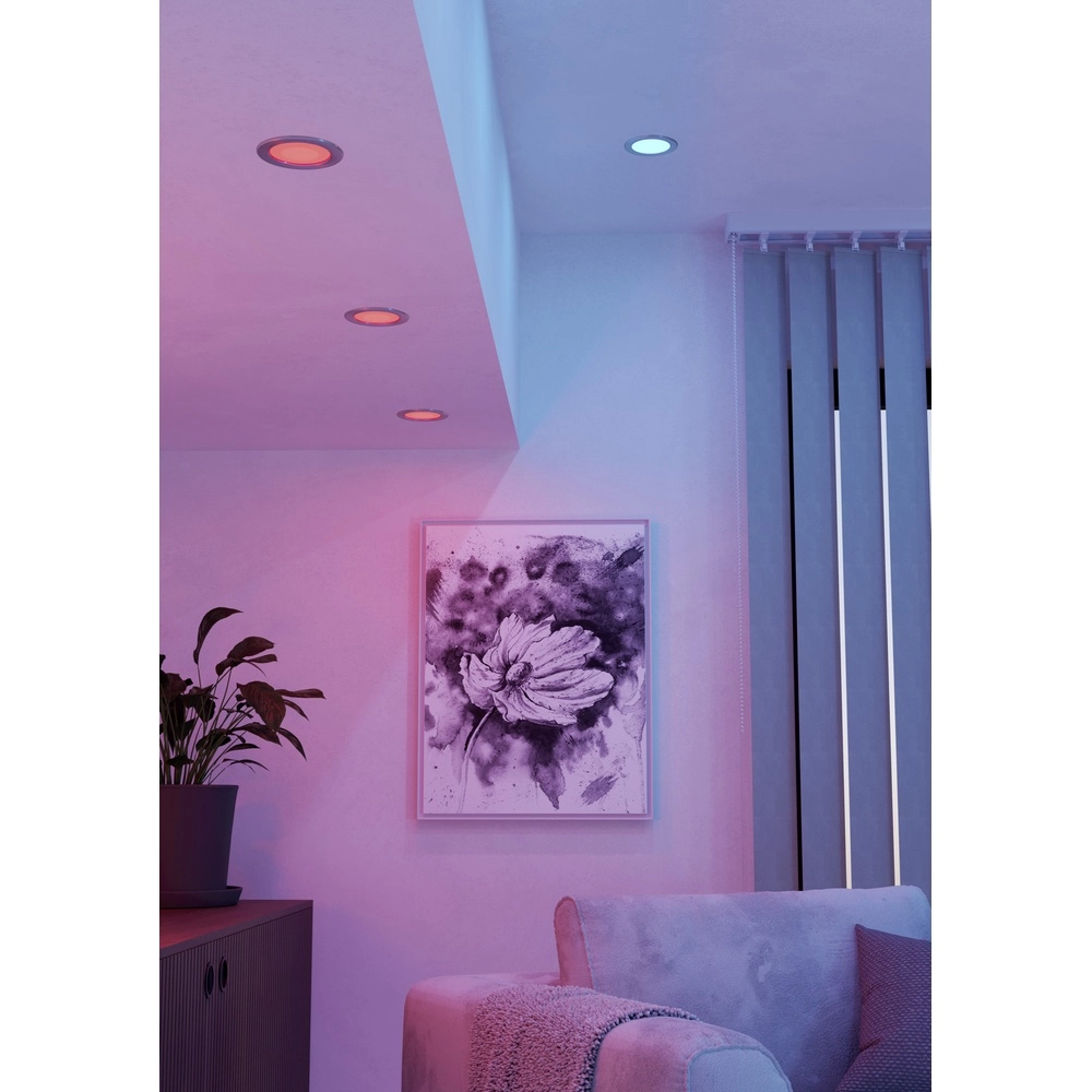 Recessed lamp Fueva 6 round - stainless steel - Ø 11,9cm Eglo 9008606330843