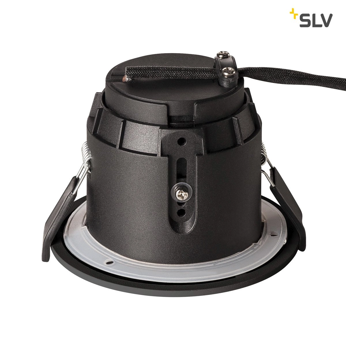 Recessed spotlight Varu IP65 - black SLV 4024163221689