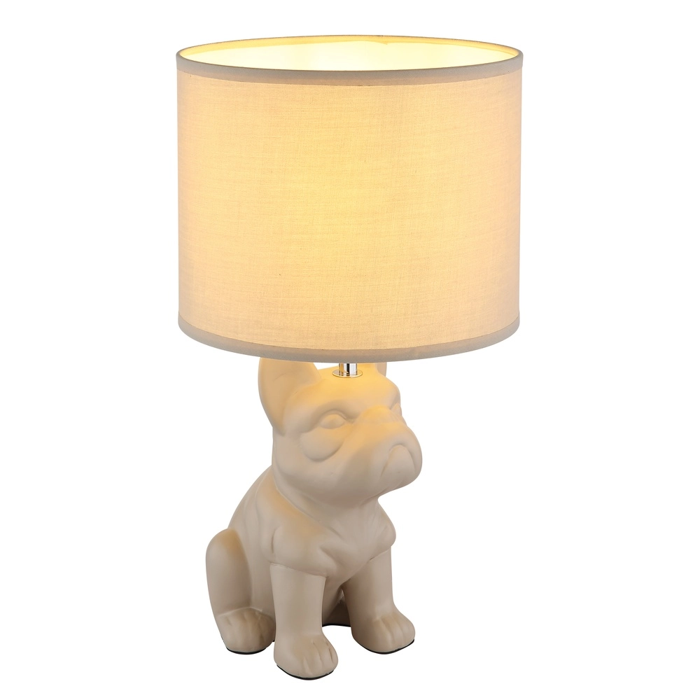 Table lamp Dogo sand brown
