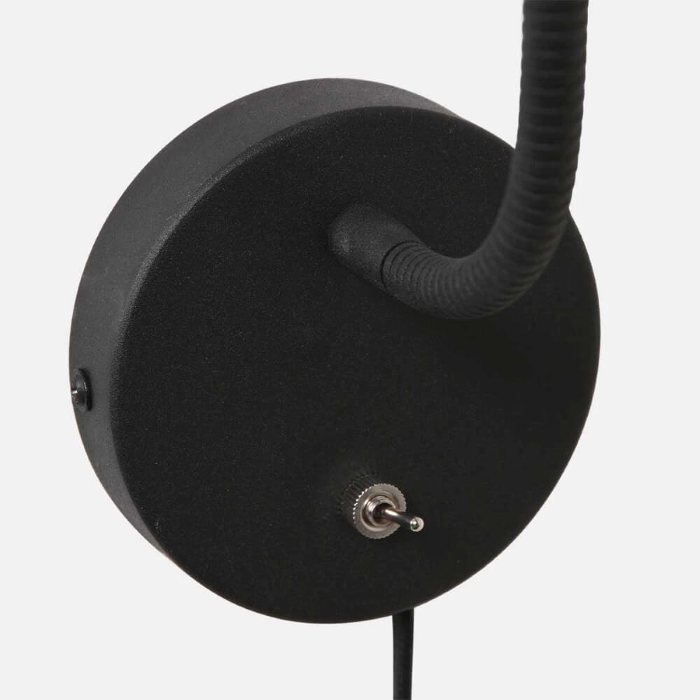 Bedside lamp flexible Upround black Steinhauer 8712746161373