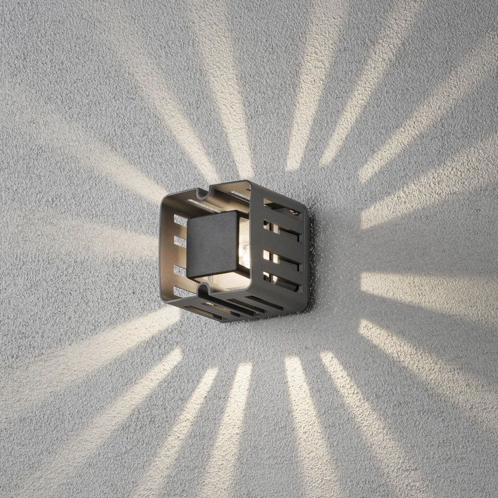 LED outdoor lamp Pescara Square 11cm anthracite KonstSmide 7318307978377