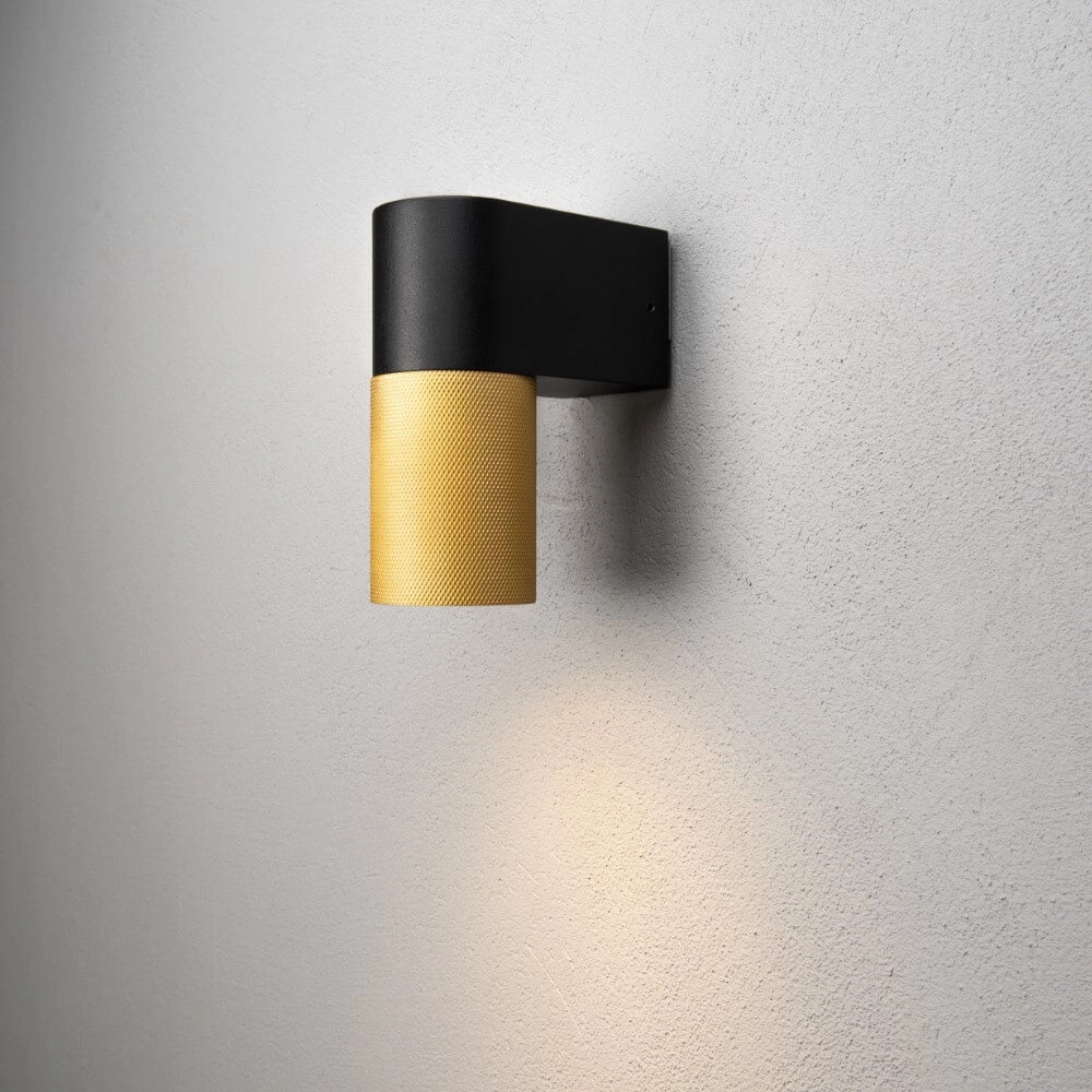 Nice wall spot Temi black with gold KonstSmide 7318306667586