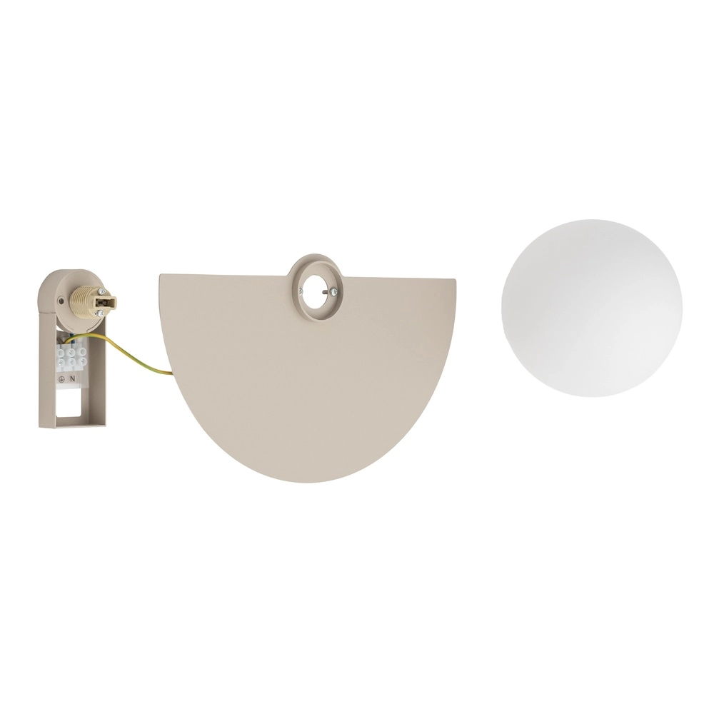 Wall lamp half Saturn sand brown Lyora 5903139126038