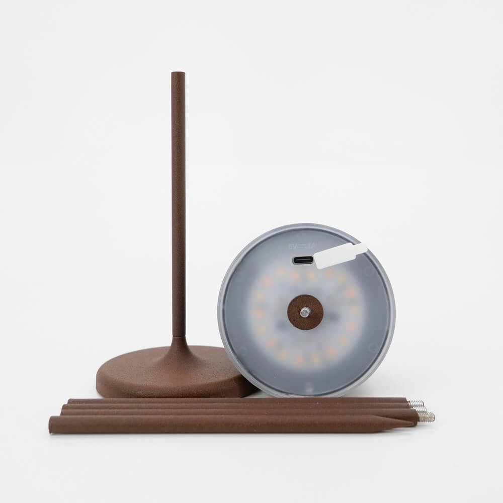 Table lamp Mannera rechargeable rust brown Eglo 9008606355532