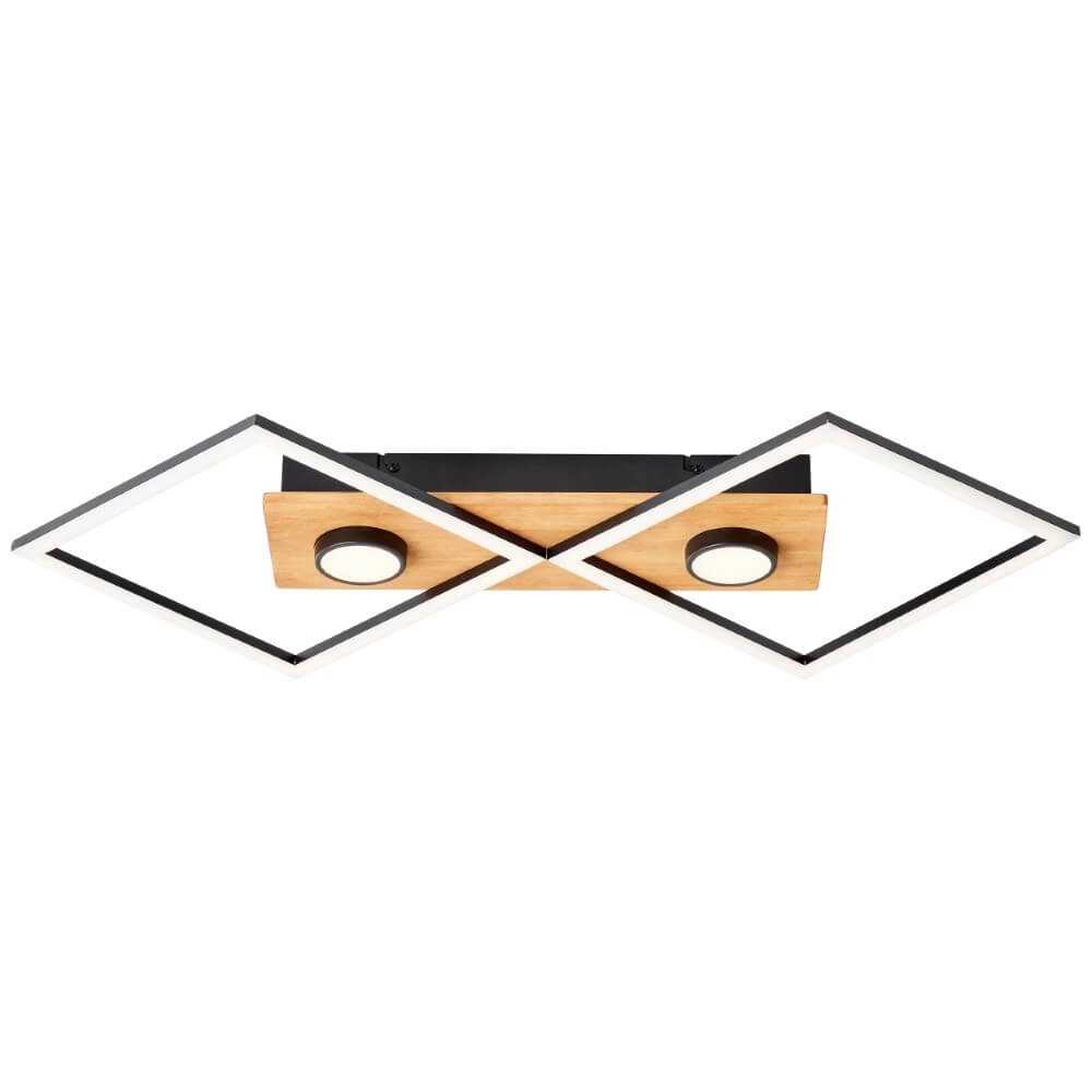 Wooden led ceiling light Woodbridge M Brilliant 4004353409707