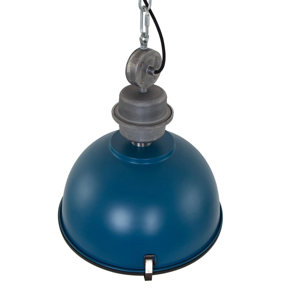 Pendant lamp Bikkel blue with metallic gray Steinhauer 8712746105162