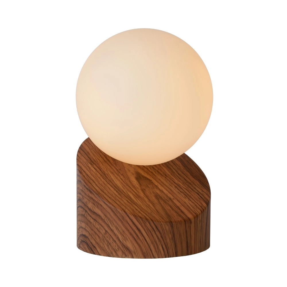 Design table lamp Len dark wood look