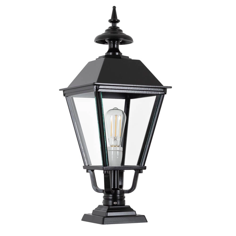 Old Dutch pedestal lamp Carlisle black