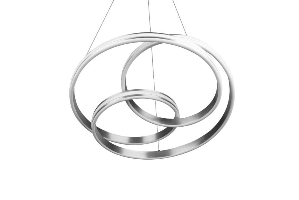 Pendant lamp Nuria 60cm stainless steel Trio 4017807505221
