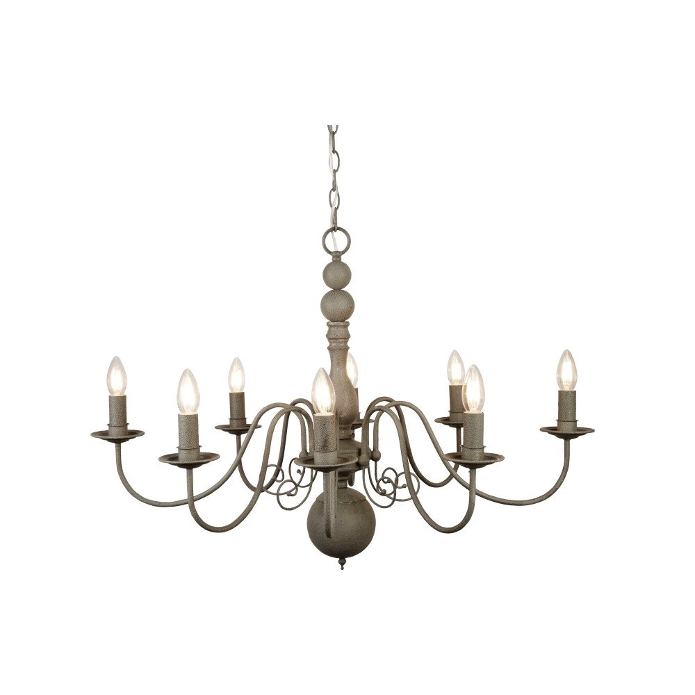 Oval chandelier Greythorne