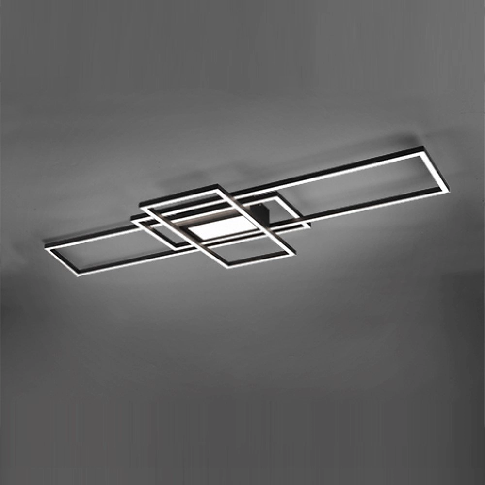 Modern Ceiling light Irvine black Trio 4017807449495