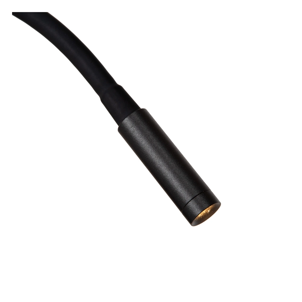 Bedside lamp Asja dimmable black Premium by Lucide 5411212421180