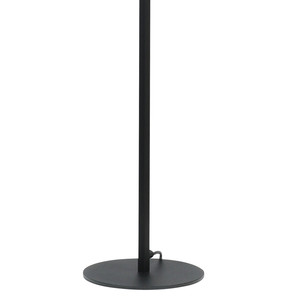 Black floor lamp Venus 175cm with black lampshade Masterlight 8718121204291