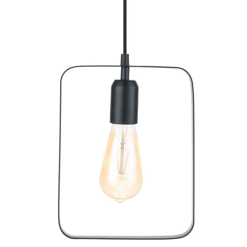 Pendant lamp Bedington Square black