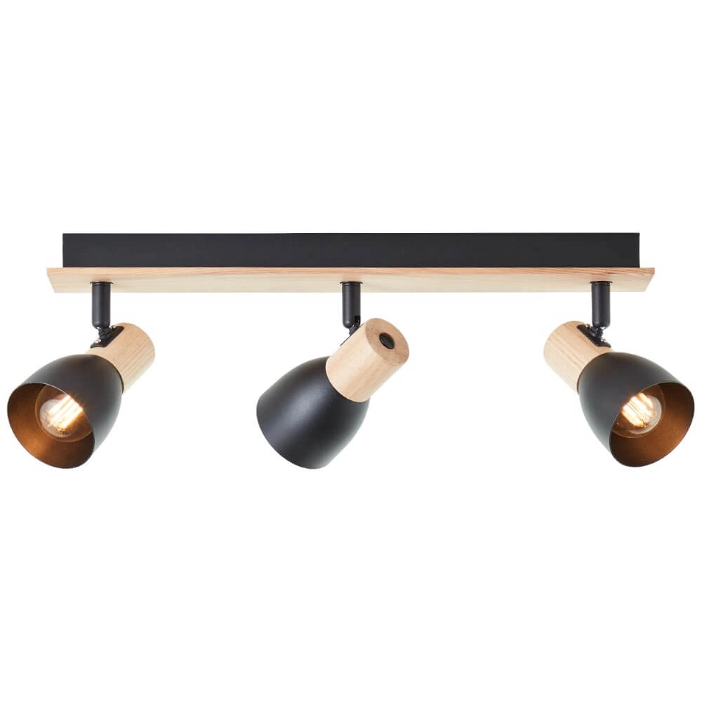 Ceiling light Daintree 3-light black