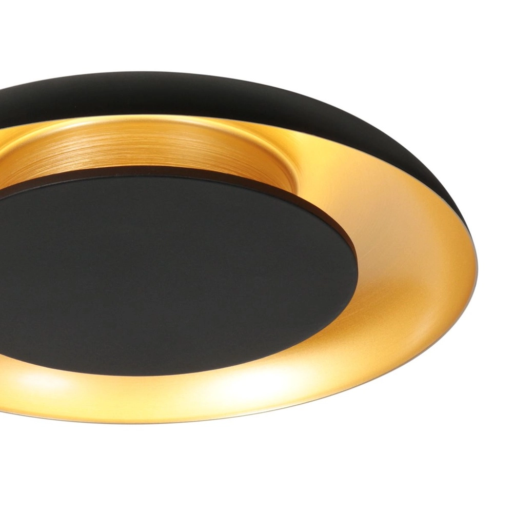Ceiling light Golden Veil black Ø 40cm Steinhauer 8712746180299