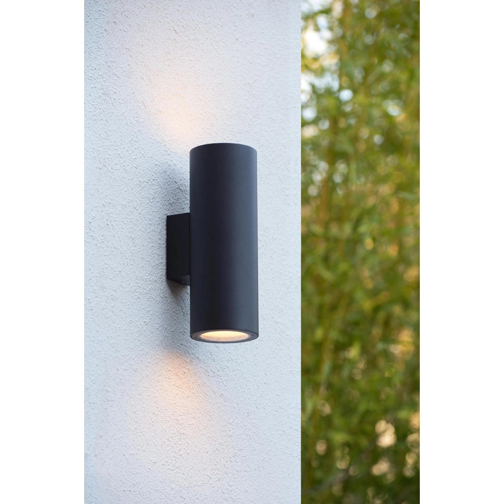 Wall spotlight Volantis Up & Down Black Lucide 5411212272058