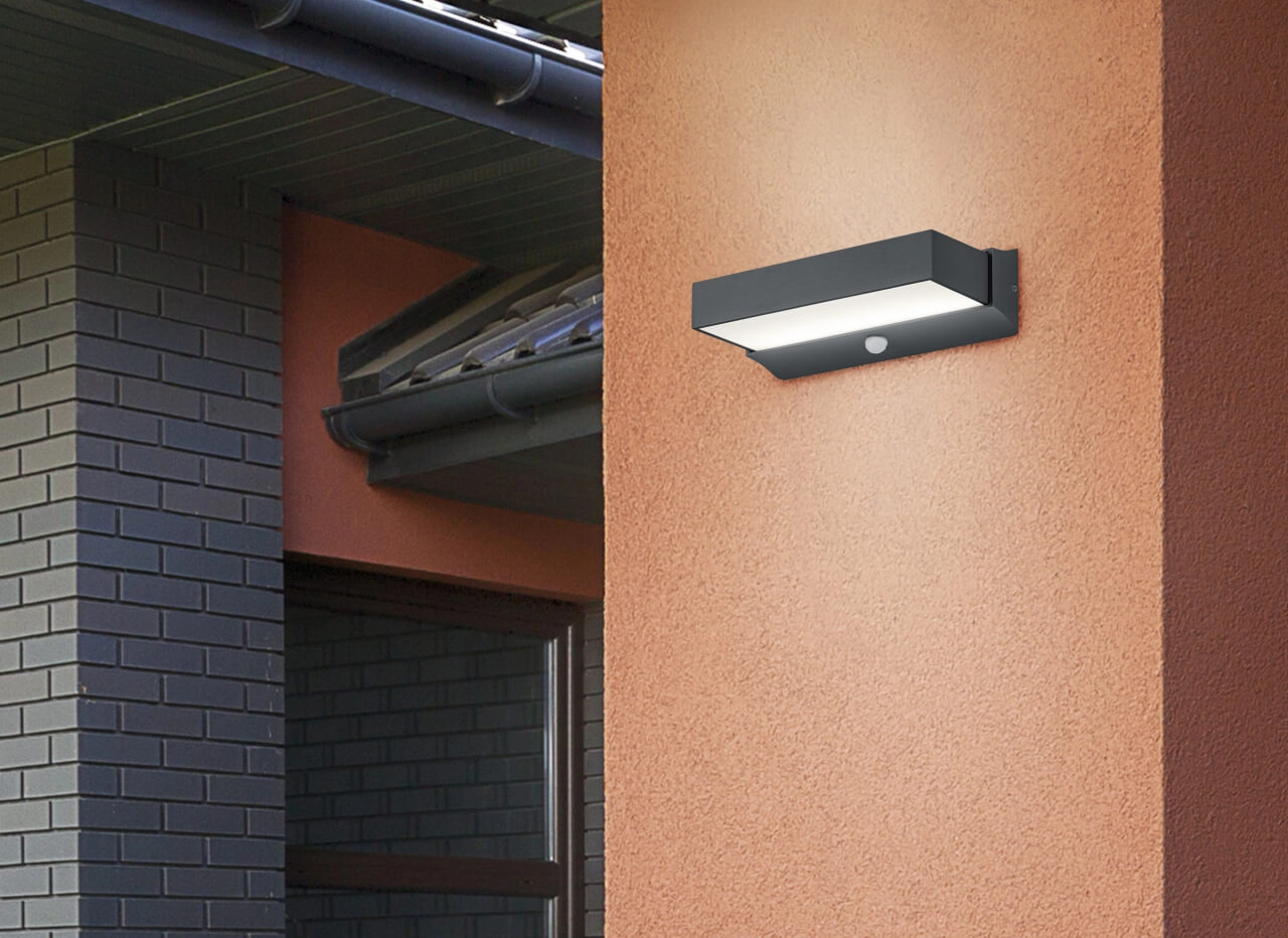 LED outdoor lamp Cuando with montion sensor Trio 4017807388817