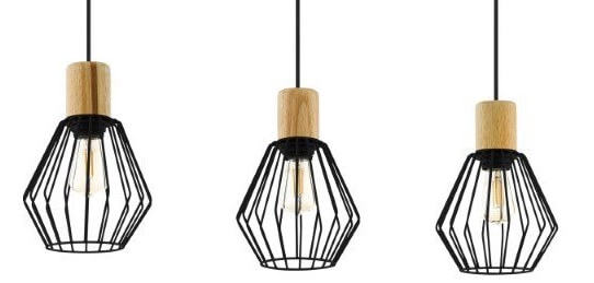 Wire pendant lamp Palmorla 3-light Eglo 9002759440947