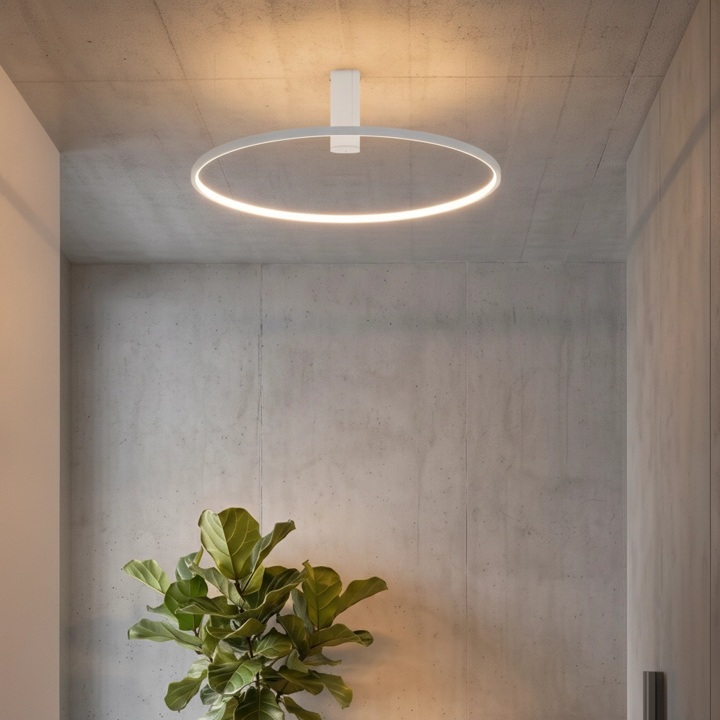 Design ceiling lamp Garve white Ø 60cm