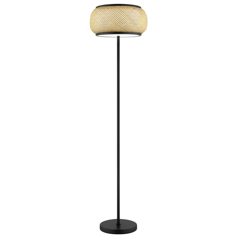 Floor lamp Bambora with bamboo Ø 38cm Globo 9007371569861