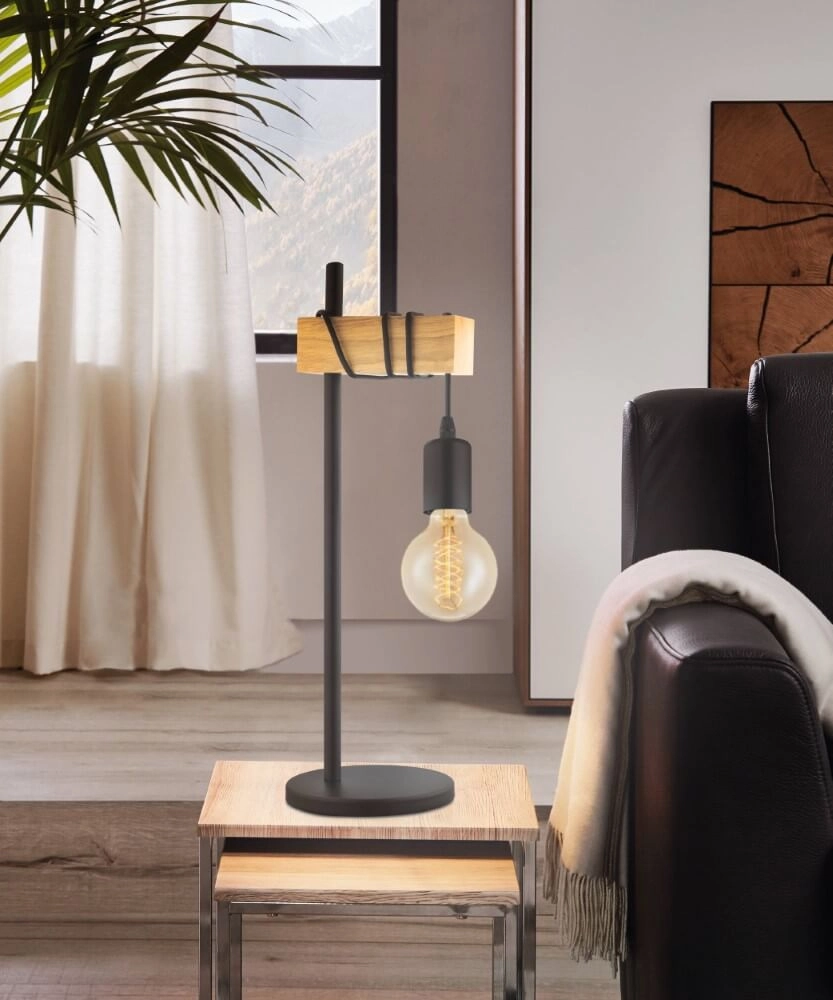 Table lamp Townshend Wood Eglo 9002759435158