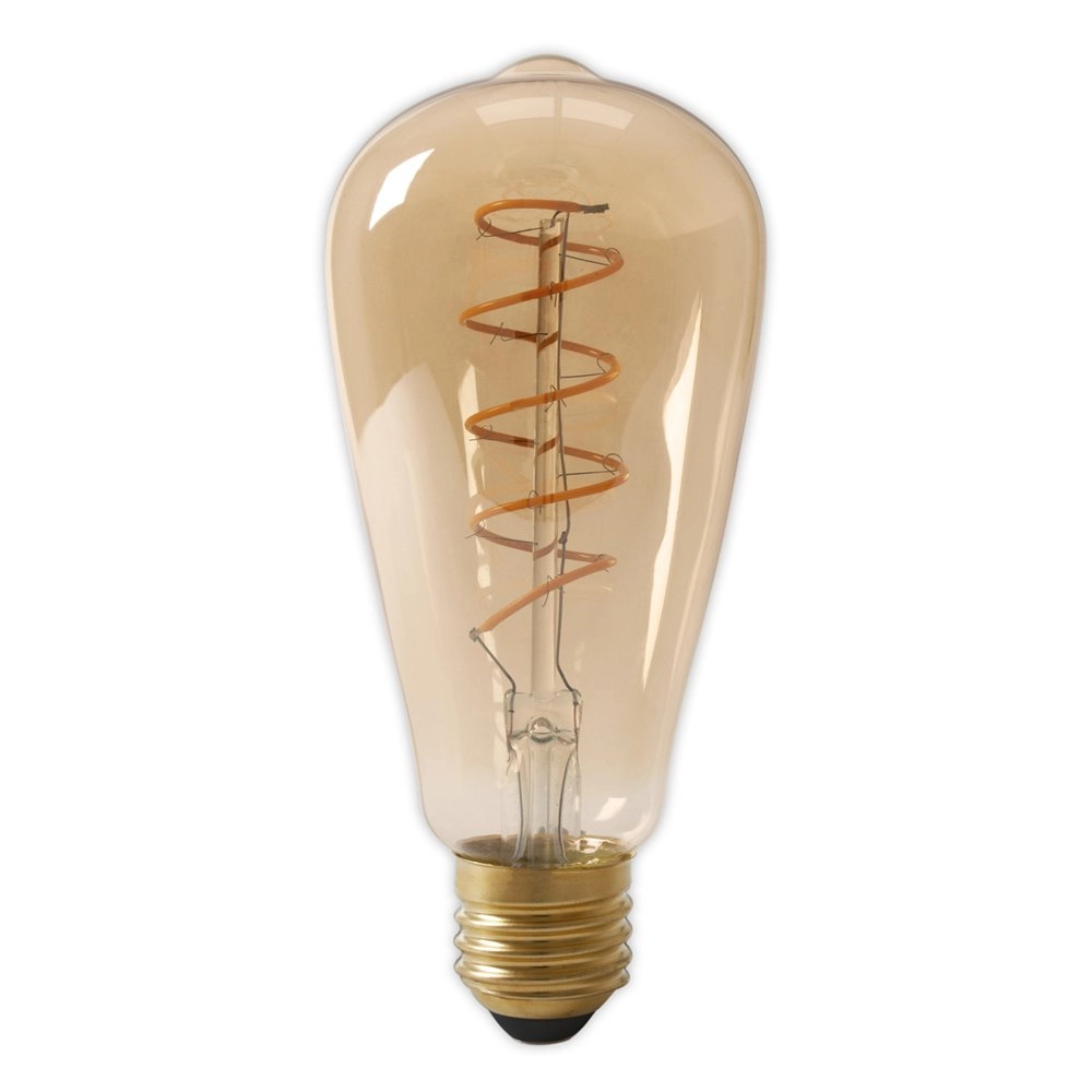 Light source 3,8W - E27 - ST64 - Led - Filament Gold curl Circle 8712879152187