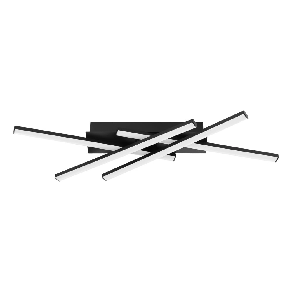 Design ceiling lamp Vascella black 69x12cm