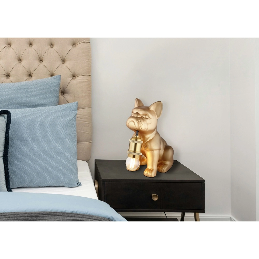 Table lamp Dogo dog gold Globo 9007371566327