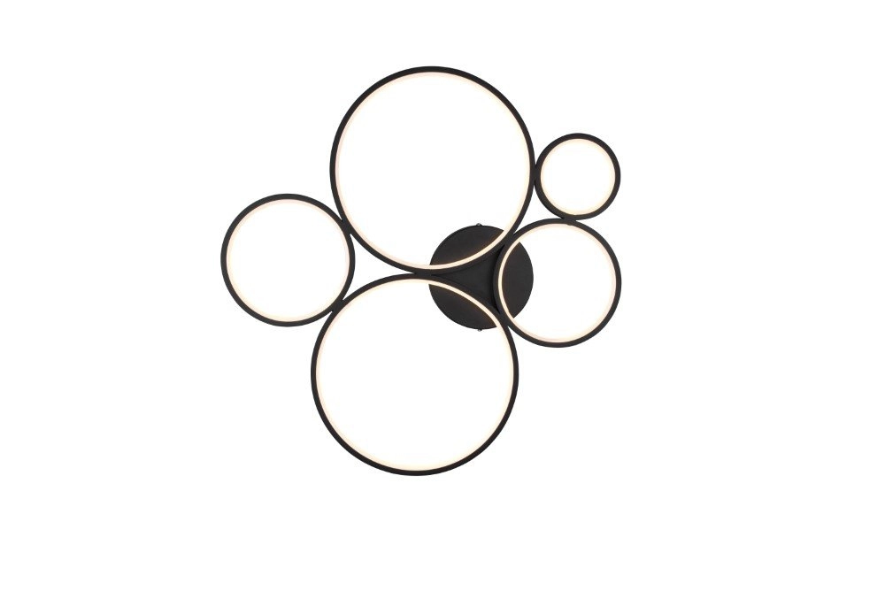 Wall lamp Rondo 5-ring Trio 4017807488838