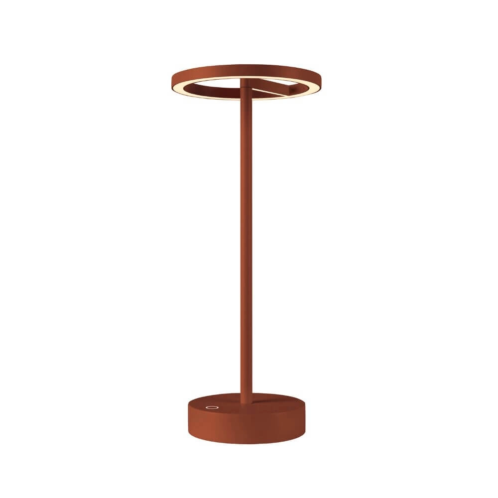 Outdoor table lamp Vinolina One rust - rechargeable