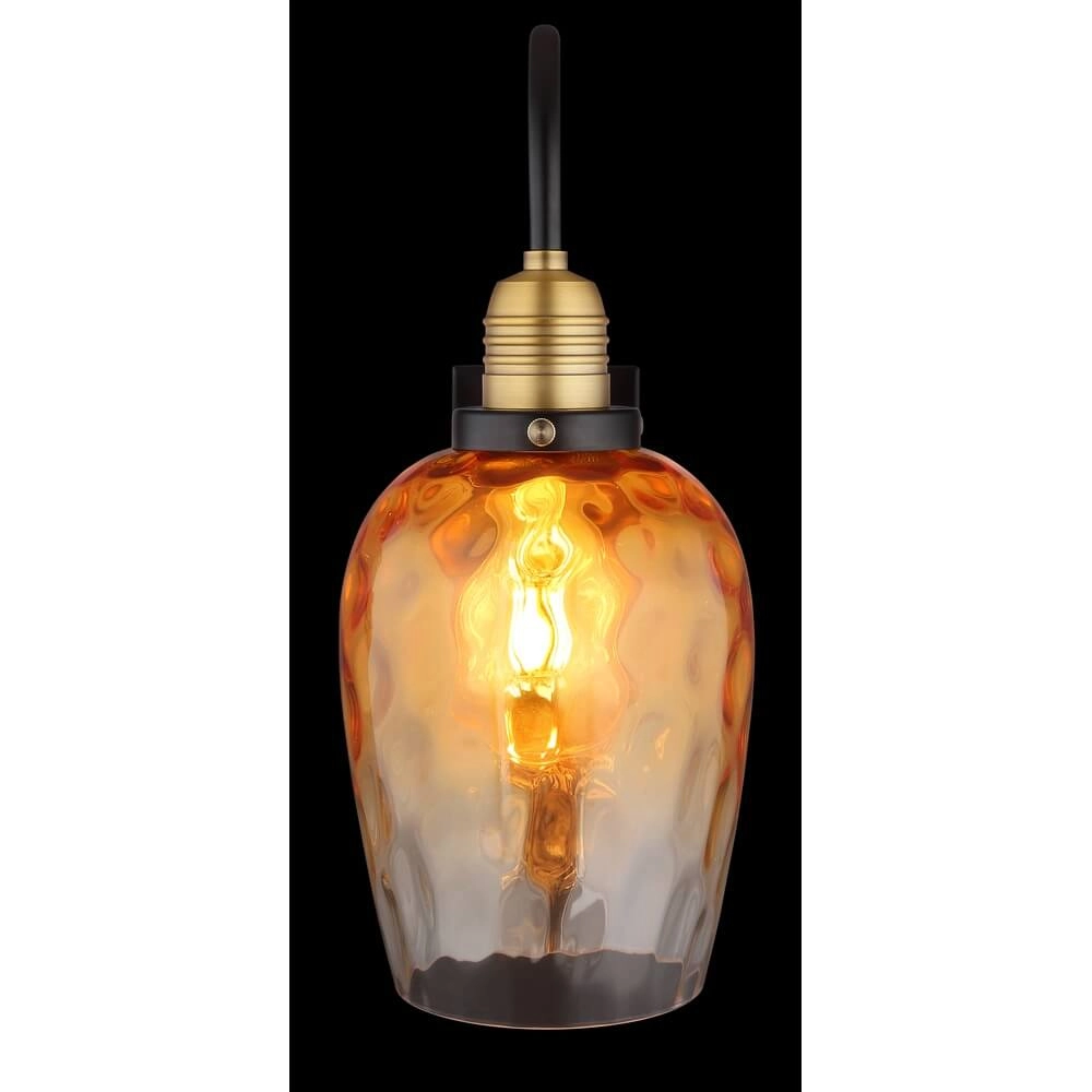 Wall lamp Salvy Amber Glass Honeycomb Globo 9007371451609