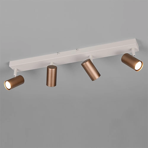 Surface-mounted spot Taryn 4-light mocha brown