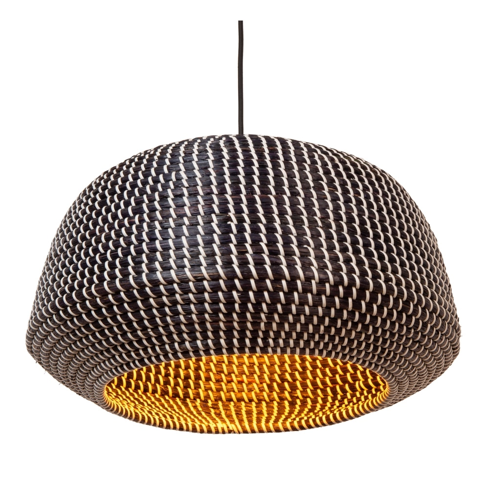 Seagrass pendant lamp Maduka Ø 47cm - black Premium by Lucide 5411212106056