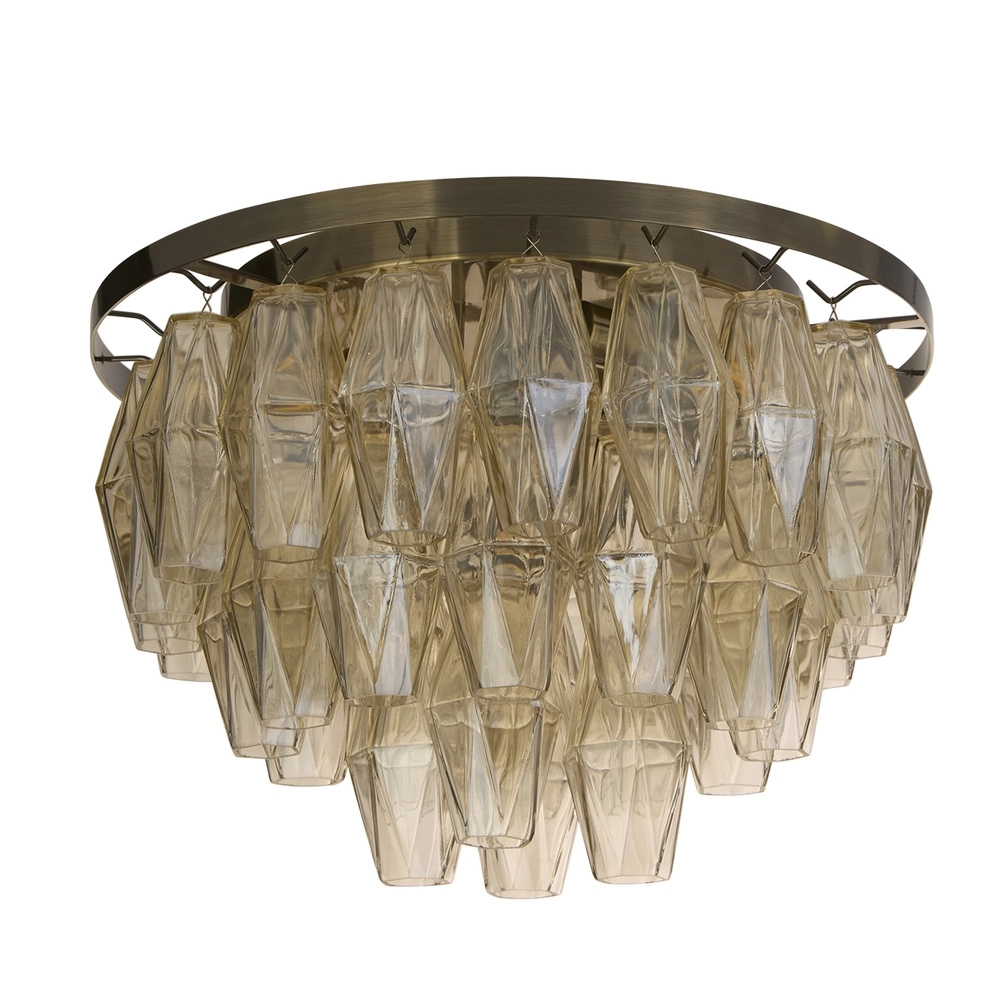 Ceiling lamp Alba antique brass Ø 43cm