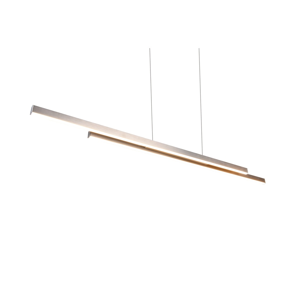 Pendant lamp Odio nickel Trio 4017807612530