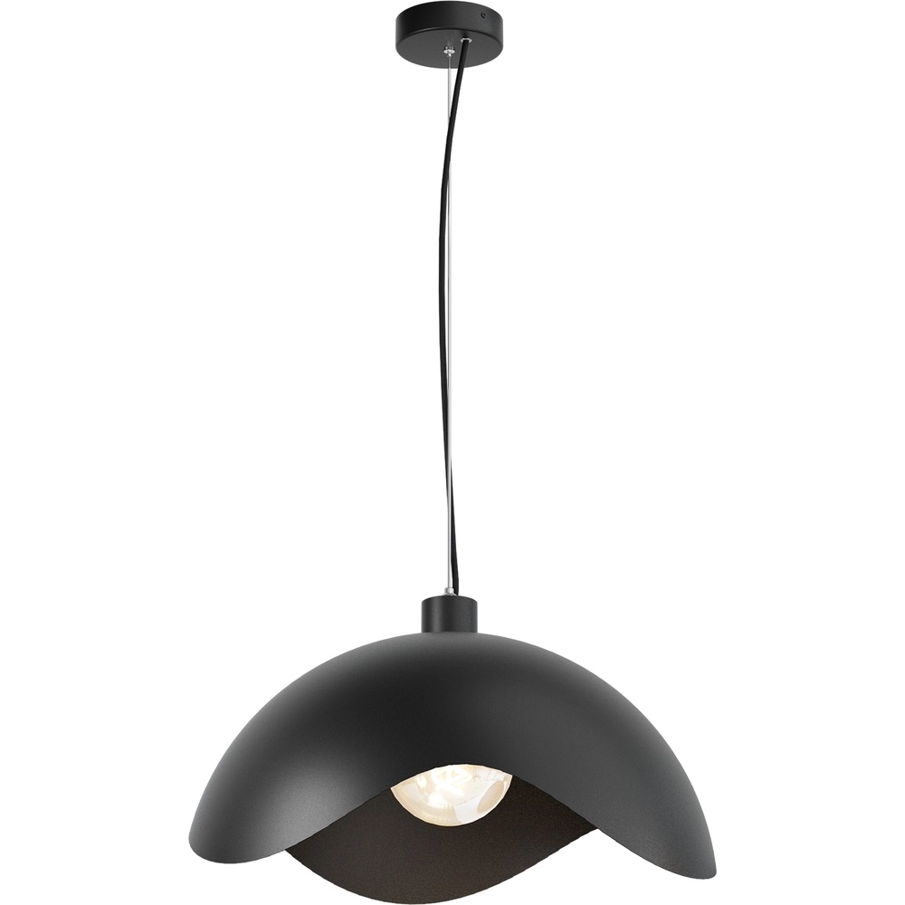 Design pendant lamp Volta Ø50cm - wavy - black