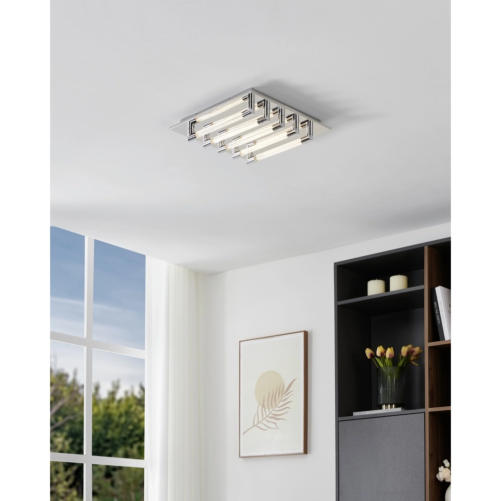 Ceiling lamp Velarde 5-light chrome Eglo 9002759953980