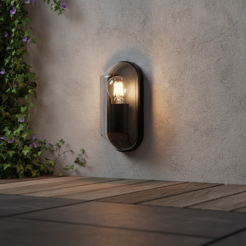 Classic wall lamp Amel anthracite