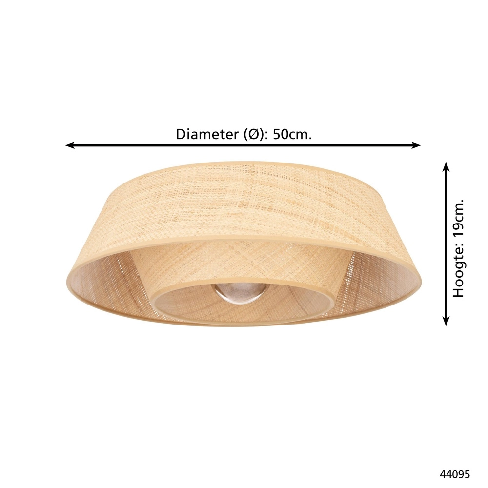 Scandinavian ceiling lamp Marford Ø 50cm - 1x E27 Eglo 9002759440954