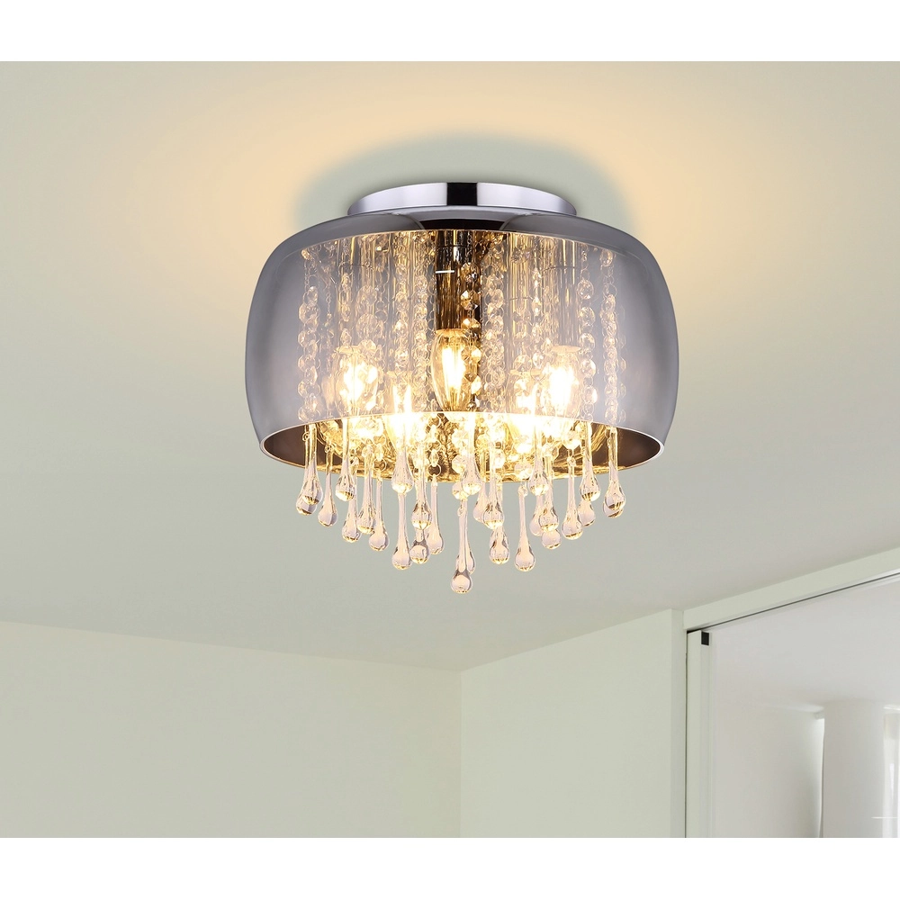 Ceiling lamp Kalla Ø 35cm chrome Globo 9007371388707
