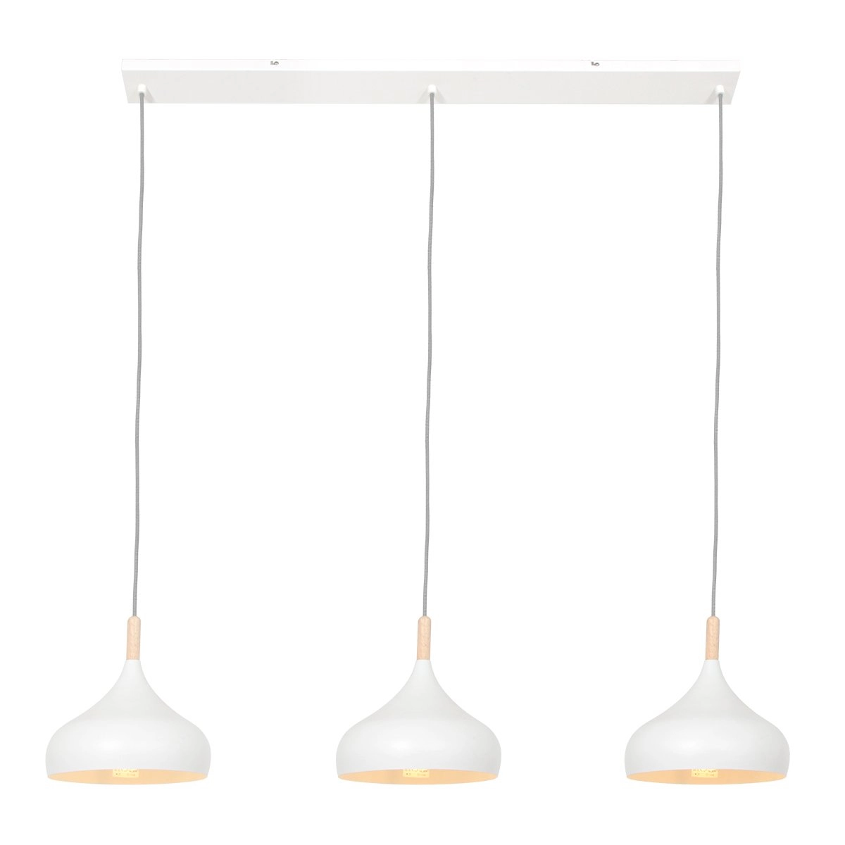 Dining room pendant lamp White Veneer Steinhauer 8712746146745