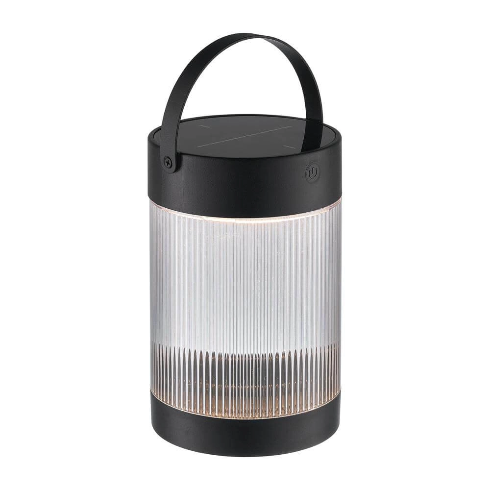 Table lamp Coupar Black Solar