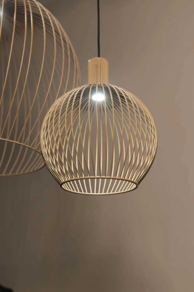 Sand-colored hanging lamp Wire Sand Ø 70cm ETH 8720195307143