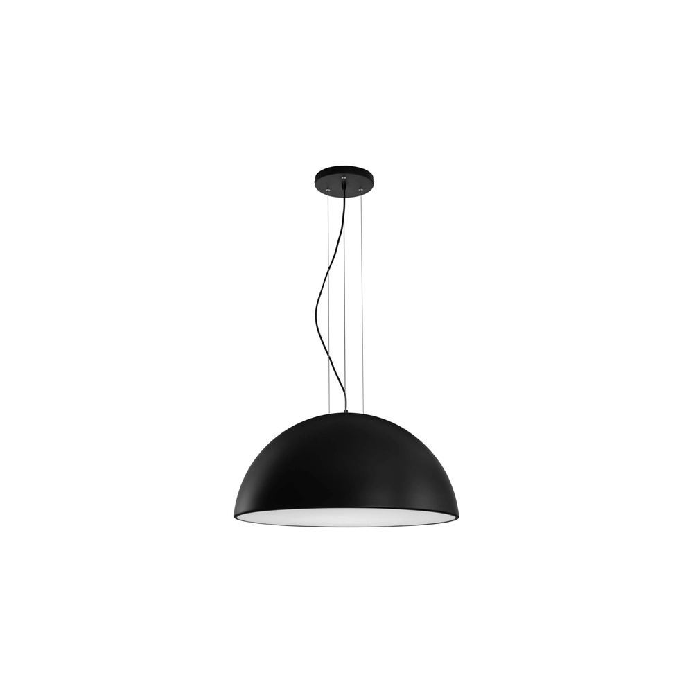 Sleek pendant lamp Tholos black Ø 70cm Lyora 5212017457882