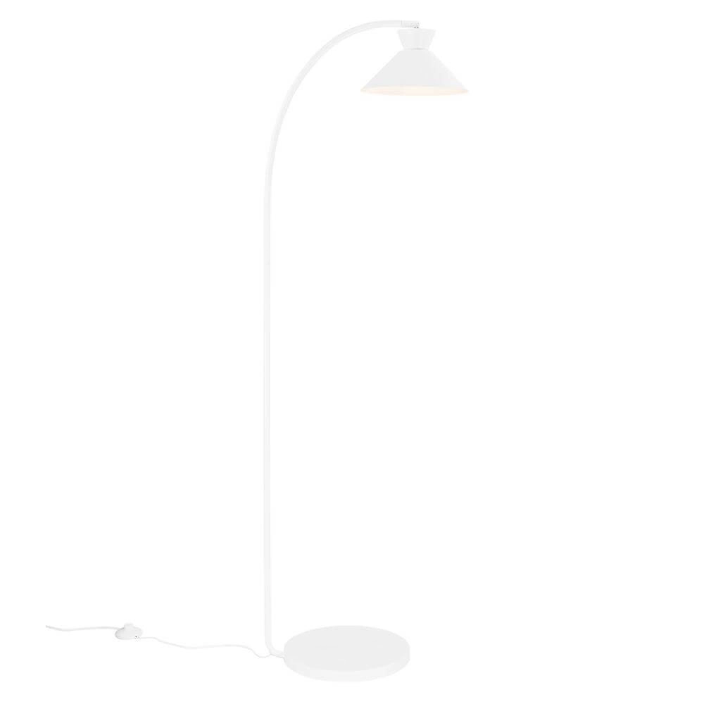 Sleek floor lamp Dial white