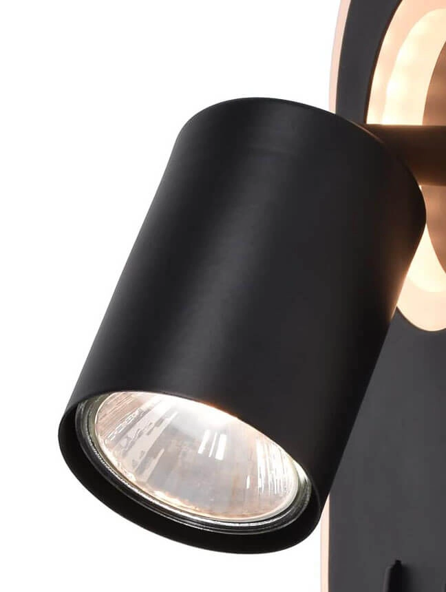 LED wall spotlight Kimon black Brilliant 4004353396779