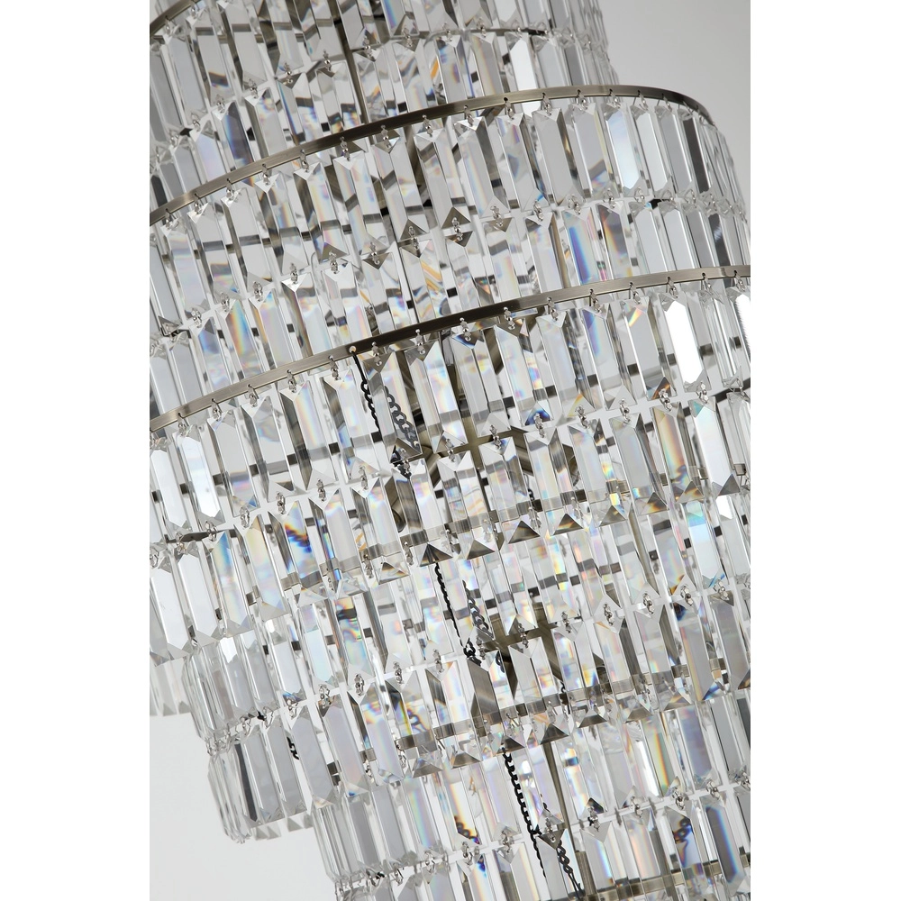 Chandelier Empire antique brass Ø 60cm Searchlight 5053423303826
